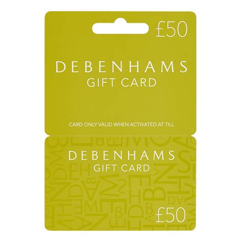 debenhams gift cards
